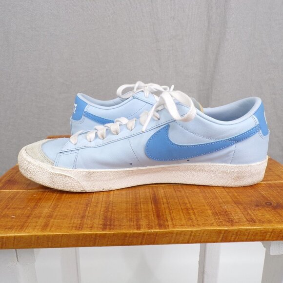 Nike Blazer Vintage Low '77 Size US 10.5 Men's Blue White FD0281-400 Sneakers - Picture 6 of 12